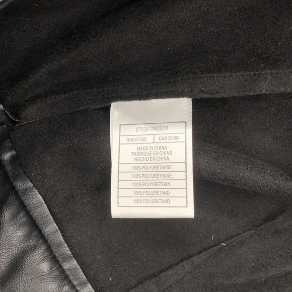 CUPCAKES AND CASHMERE Rihanna Faux Leather Skirt - Size 10 - Picture 5 of 5